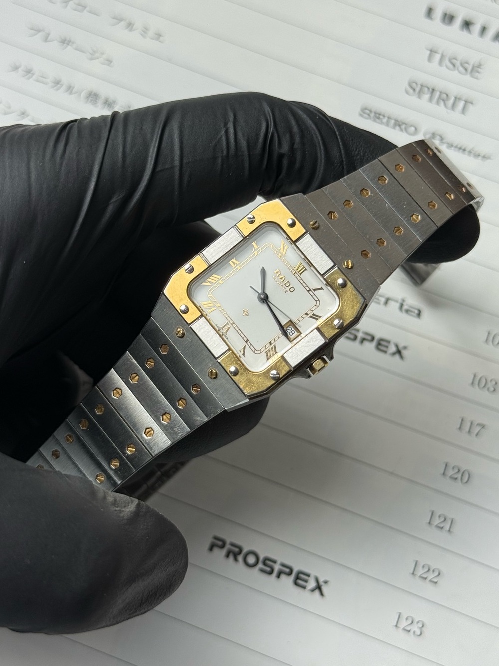 Vintage 1980s Rado DiaStar 129.9001.4 Men’s Watch [Santos Homage]